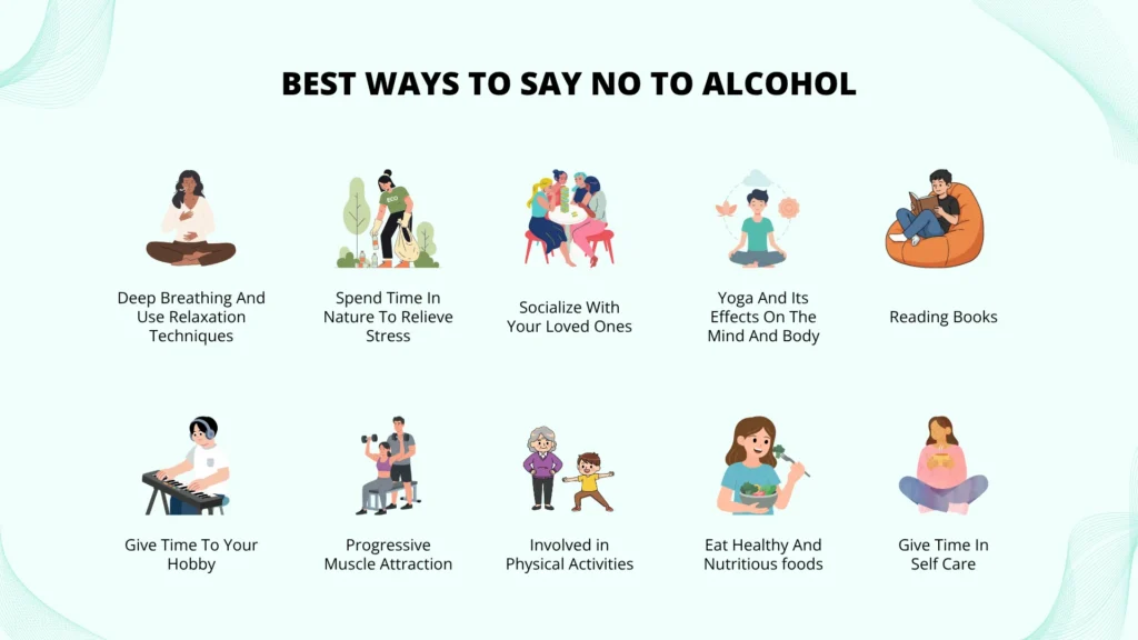 Best Ways to Say to No Alcohol