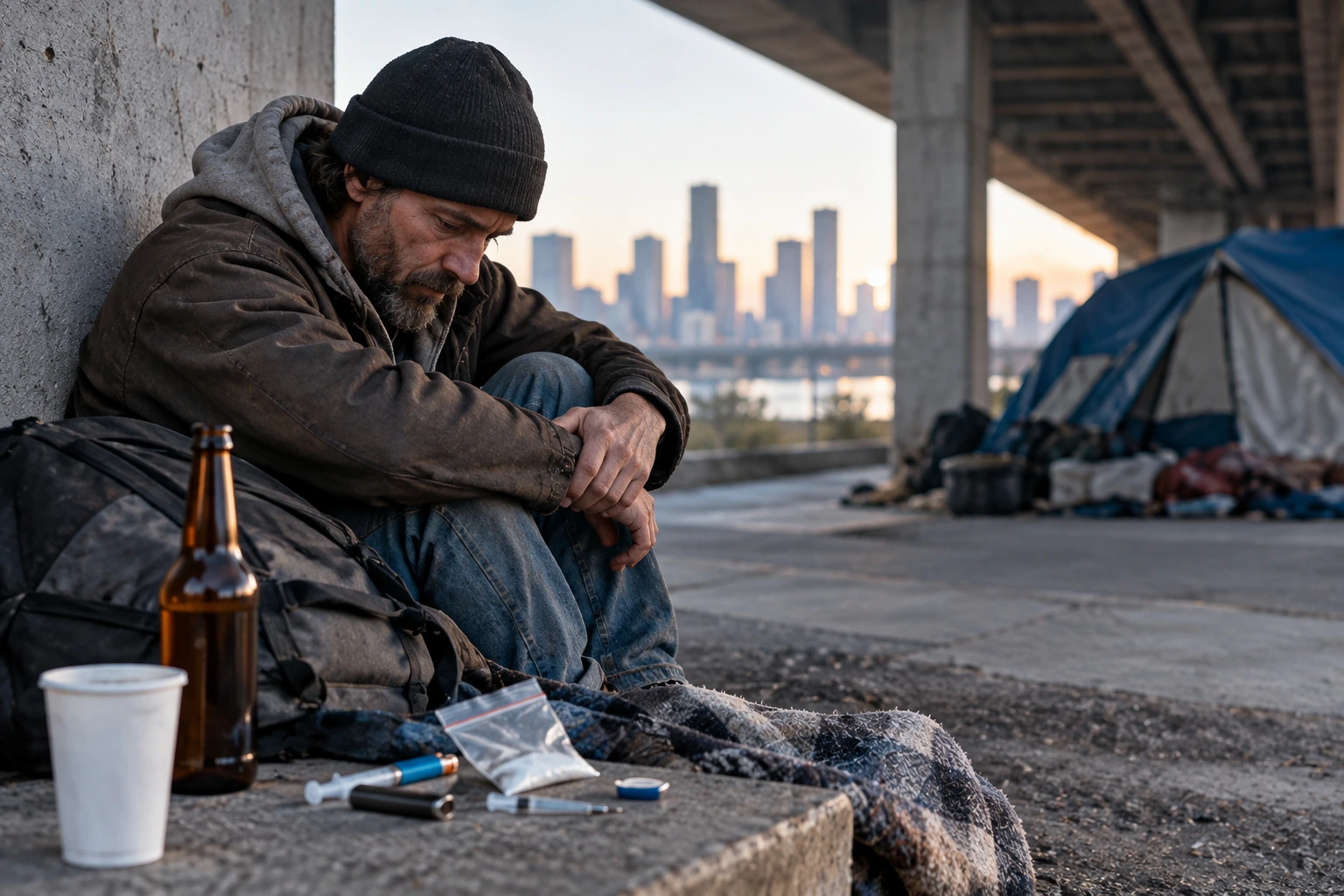 What Percentage Of Homeless People Are Drug Addicts