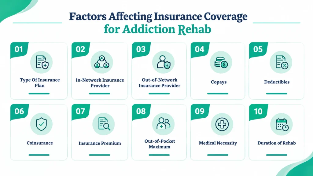 Factors Affecting Insurance Coverage for Addiction Rehab